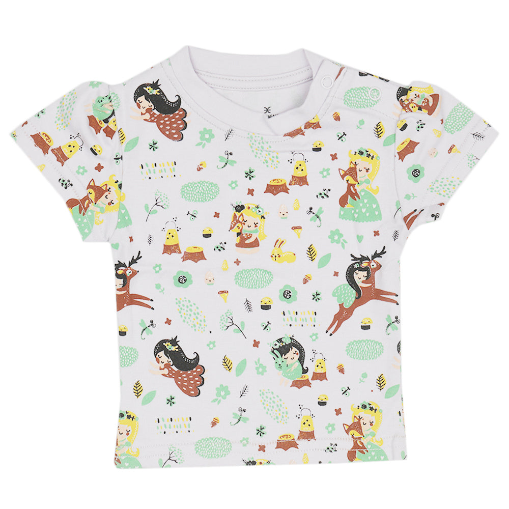 Eminent Newborn Girls T-Shirt - Purple, Kids, Newborn Girls T-Shirts, Eminent, Chase Value