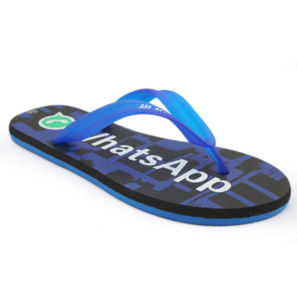 Men's Slipper - Blue, Men, Slippers, Chase Value, Chase Value