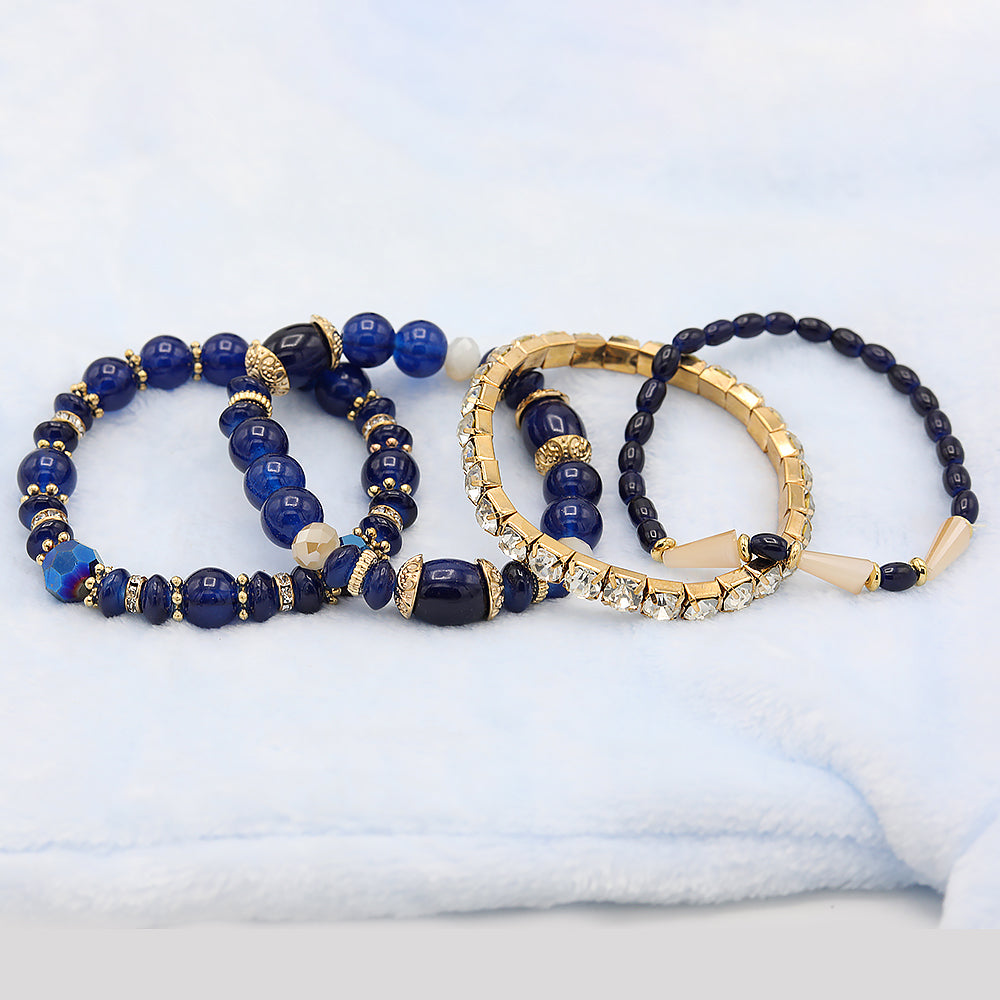Women's Bracelet - Navy Blue, Women, Bangles & Bracelets, Chase Value, Chase Value