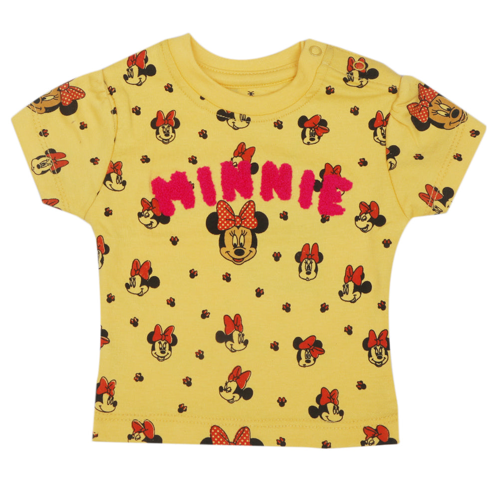 Eminent Newborn Girls T-Shirt - Yellow, Kids, Newborn Girls T-Shirts, Eminent, Chase Value