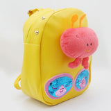 Girls Backpack 7572D - Yellow, Kids, Kids Bags, Chase Value, Chase Value