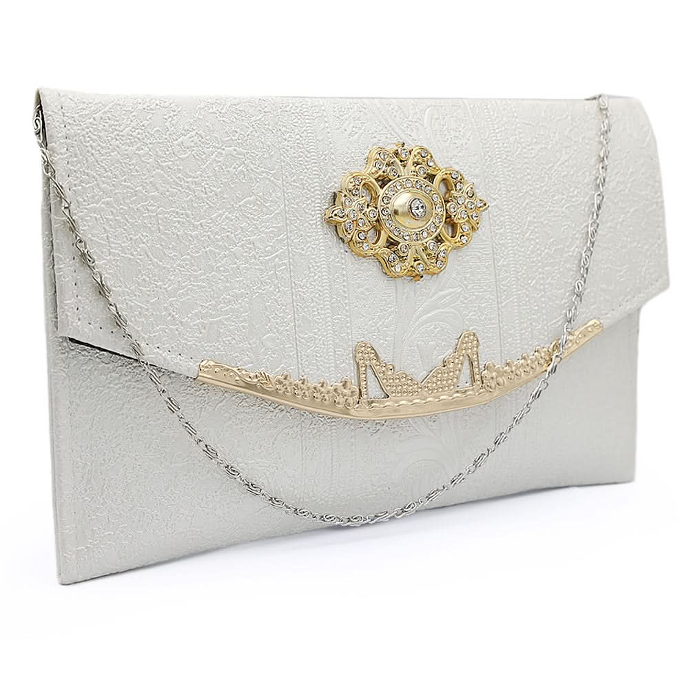Women's Clutch - White, Women, Clutches, Chase Value, Chase Value