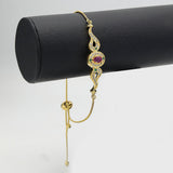 Women's American Diamond Bracelet - Red, Women, Bangles & Bracelets, Chase Value, Chase Value