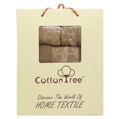 Towel Set Of 3 - Brown, Home & Lifestyle, Bath Towels, Chase Value, Chase Value