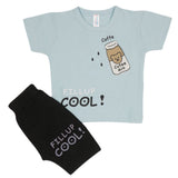 Newborn Boys Half Sleeves Suit - Blue, Kids, Newborn Boys Sets And Suits, Chase Value, Chase Value