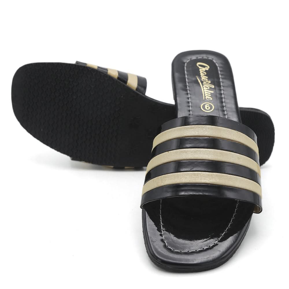 Women's Slippers R-208 - Black, Women, Slippers, Chase Value, Chase Value