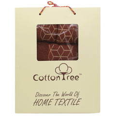 Towel Set Of 3 - Dark Brown, Home & Lifestyle, Bath Towels, Chase Value, Chase Value