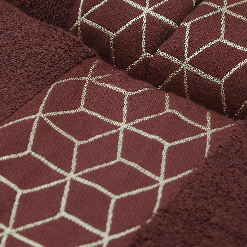 Towel Set Of 3 - Dark Brown, Home & Lifestyle, Bath Towels, Chase Value, Chase Value