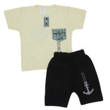 Newborn Boys Half Sleeves Suit - Lemon, Kids, Newborn Boys Sets And Suits, Chase Value, Chase Value