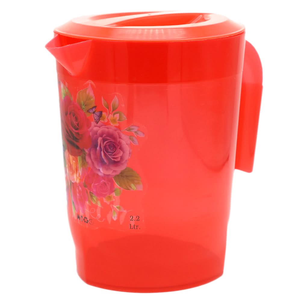 Flower Water Jug 2.2 Litter - Red, Home & Lifestyle, Glassware & Drinkware, Chase Value, Chase Value