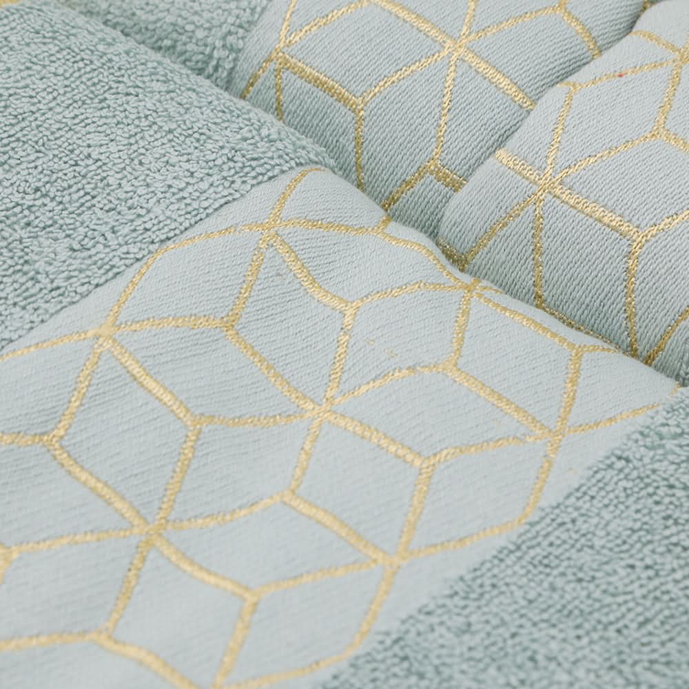 Towel Set Of 3 - Cyan, Home & Lifestyle, Bath Towels, Chase Value, Chase Value