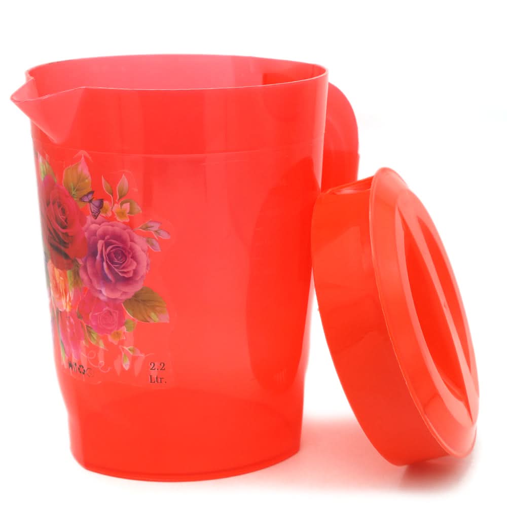 Flower Water Jug 2.2 Litter - Red, Home & Lifestyle, Glassware & Drinkware, Chase Value, Chase Value