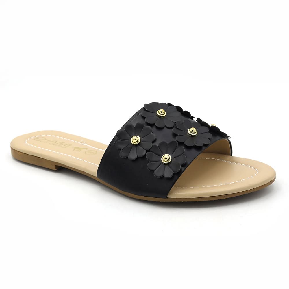 Women's Slippers KL-053 - Black, Women, Slippers, Chase Value, Chase Value