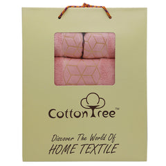 Towel Set Of 3 - Pink, Home & Lifestyle, Bath Towels, Chase Value, Chase Value