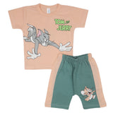 Newborn Boys Half Sleeves Suit - Peach, Kids, Newborn Boys Sets And Suits, Chase Value, Chase Value