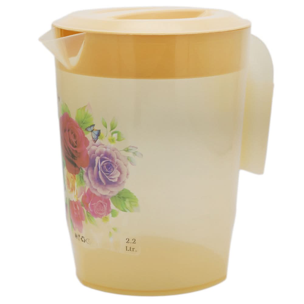Flower Water Jug 2.2 Litter - Beige, Home & Lifestyle, Glassware & Drinkware, Chase Value, Chase Value