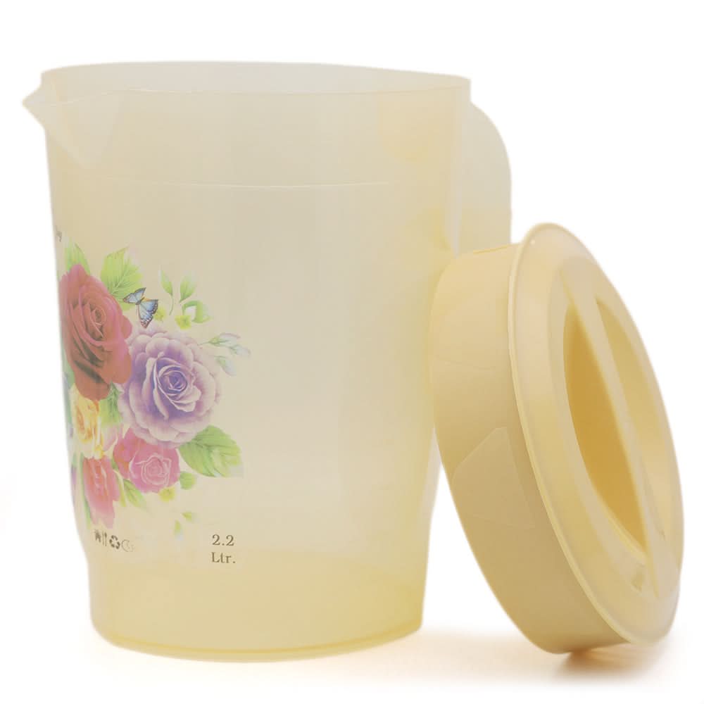 Flower Water Jug 2.2 Litter - Beige, Home & Lifestyle, Glassware & Drinkware, Chase Value, Chase Value