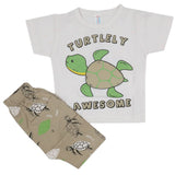 Newborn Boys Half Sleeves Suit - White, Kids, Newborn Boys Sets And Suits, Chase Value, Chase Value