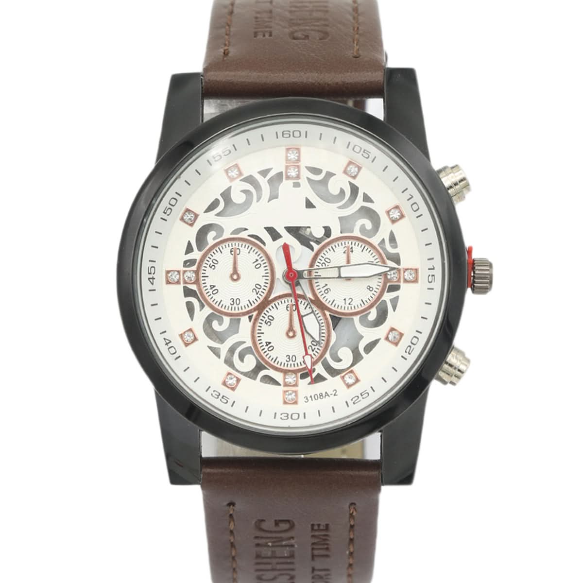 Men's Bashing Watch - Dark Brown, Men, Watches, Chase Value, Chase Value