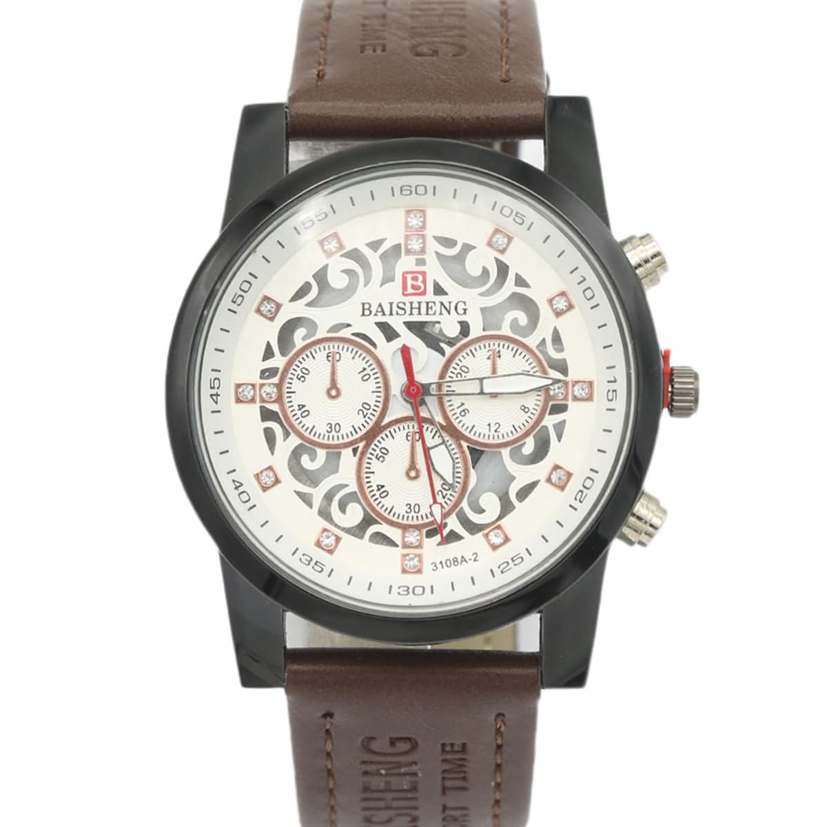 Men's Bashing Watch - Dark Brown, Men, Watches, Chase Value, Chase Value