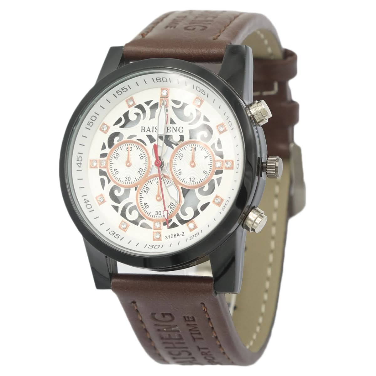Men's Bashing Watch - Dark Brown, Men, Watches, Chase Value, Chase Value