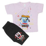 Newborn Boys Half Sleeves Suit - Purple, Kids, Newborn Boys Sets And Suits, Chase Value, Chase Value