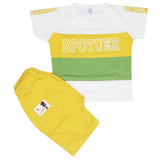 Newborn Boys Half Sleeves Suit - Yellow, Kids, Newborn Boys Sets And Suits, Chase Value, Chase Value