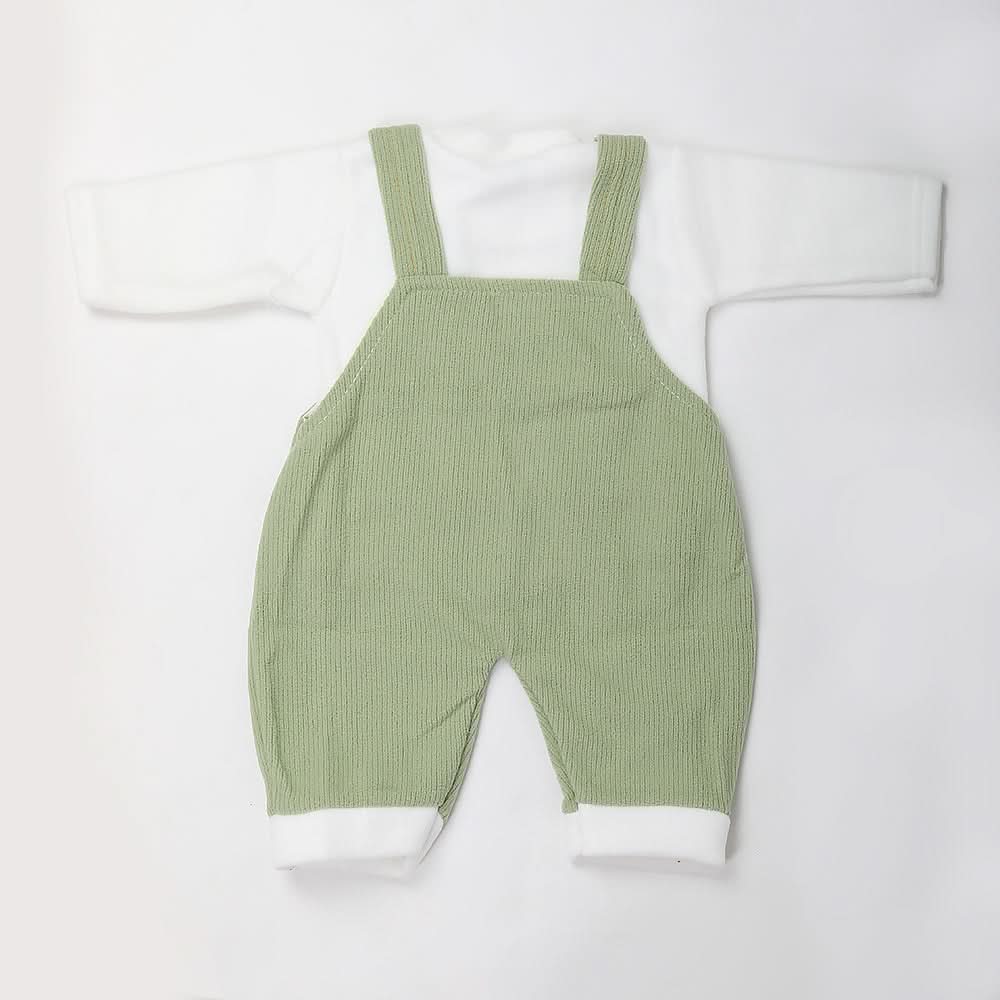 Newborn Boys Full Sleeves Romper - Green, Kids, NB Boys Rompers, Chase Value, Chase Value
