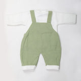 Newborn Boys Full Sleeves Romper - Green, Kids, NB Boys Rompers, Chase Value, Chase Value