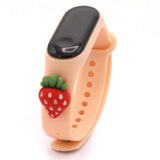Kids LED Sticker Watch - Peach, Kids, Girls Watches, Chase Value, Chase Value