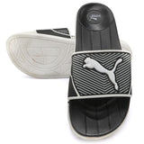 Mens Slipper Puma 018 - Black White, Men, Slippers, Chase Value, Chase Value