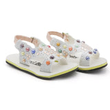 Newborn Baby Sandal Mix - Silver, Kids, Newborn Caps, Shoes & Socks, Chase Value, Chase Value