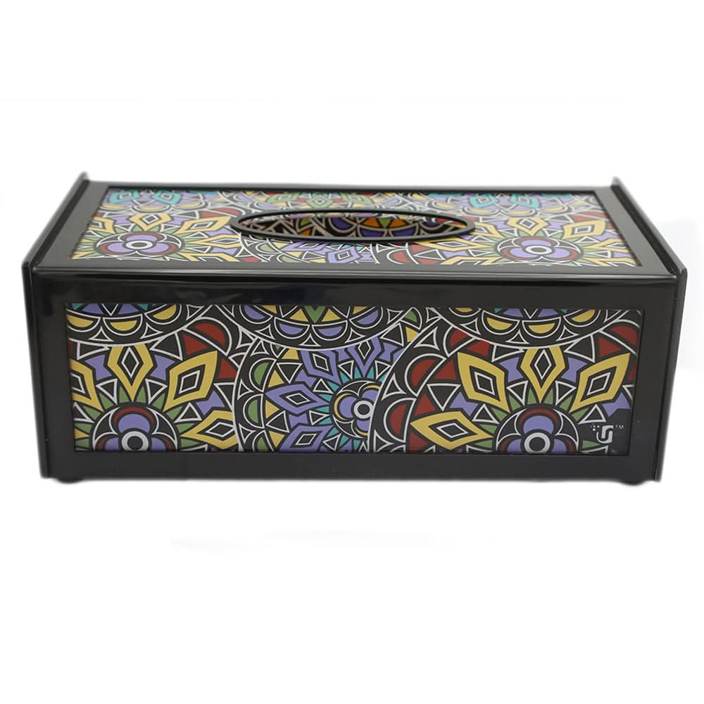 Prism Tissue Box Cover PR-07 (Black), Home & Lifestyle, Storage Boxes, Chase Value, Chase Value