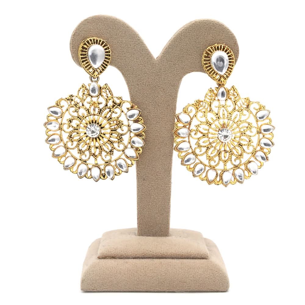 Women's Earring - Golden, Women, Earrings & Tops, Chase Value, Chase Value