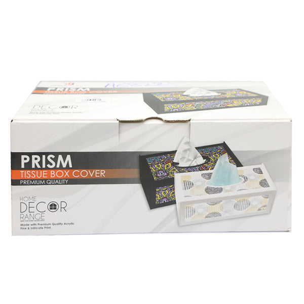 Prism Tissue Box Cover PR-06 (Milky), Home & Lifestyle, Storage Boxes, Chase Value, Chase Value