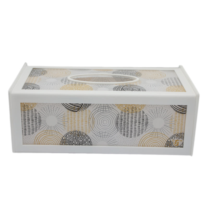 Prism Tissue Box Cover PR-06 (Milky), Home & Lifestyle, Storage Boxes, Chase Value, Chase Value