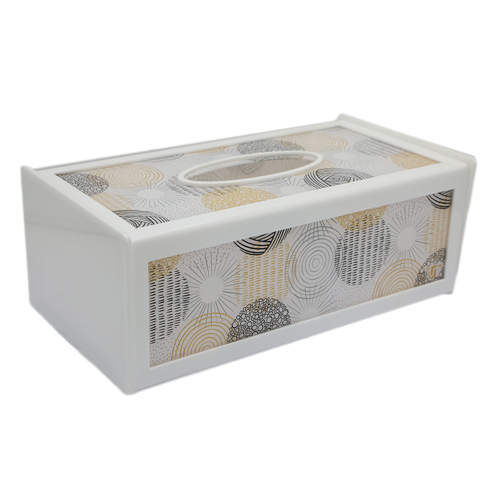 Prism Tissue Box Cover PR-06 (Milky), Home & Lifestyle, Storage Boxes, Chase Value, Chase Value