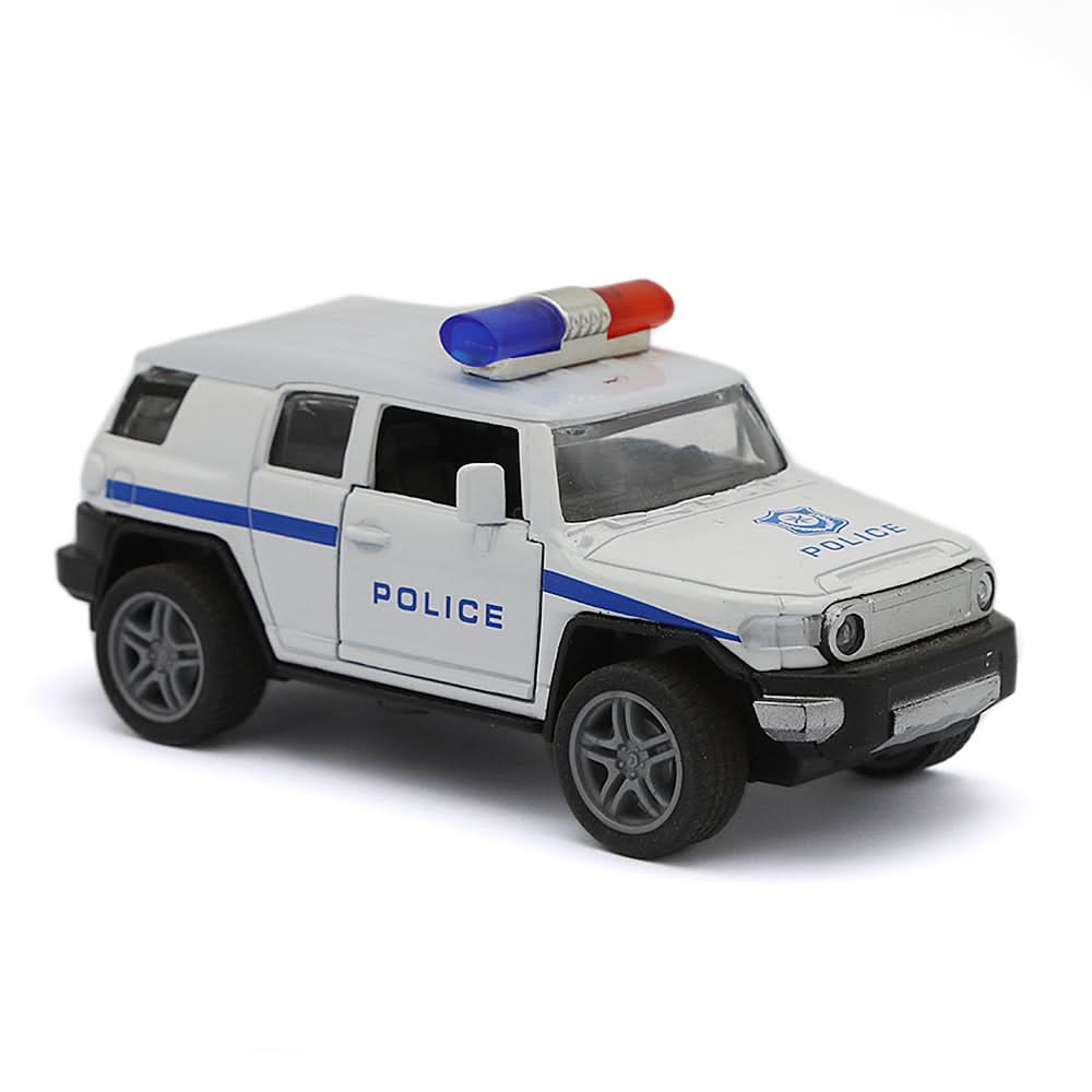 Police Jeep Model World - White, Kids, Non-Remote Control, Chase Value, Chase Value