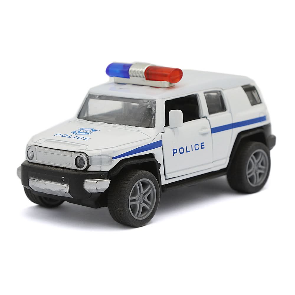 Police Jeep Model World - White, Kids, Non-Remote Control, Chase Value, Chase Value