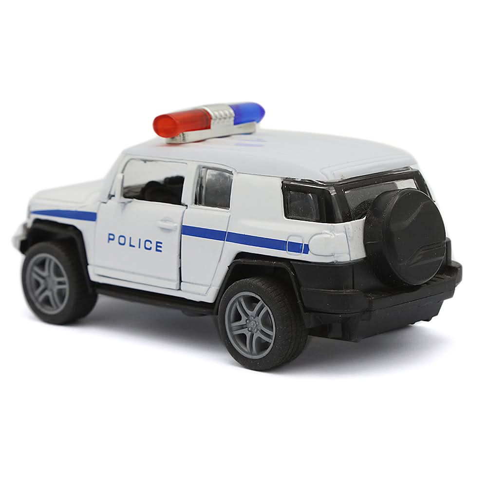Police Jeep Model World - White, Kids, Non-Remote Control, Chase Value, Chase Value