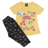 Girls Pajama Suit - Yellow, Kids, Girls Sets And Suits, Chase Value, Chase Value