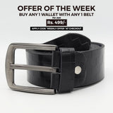 Men's Belt 843 - Black, Men, Belt, Chase Value, Chase Value
