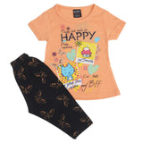 Girls Pajama Suit - Peach, Kids, Girls Sets And Suits, Chase Value, Chase Value