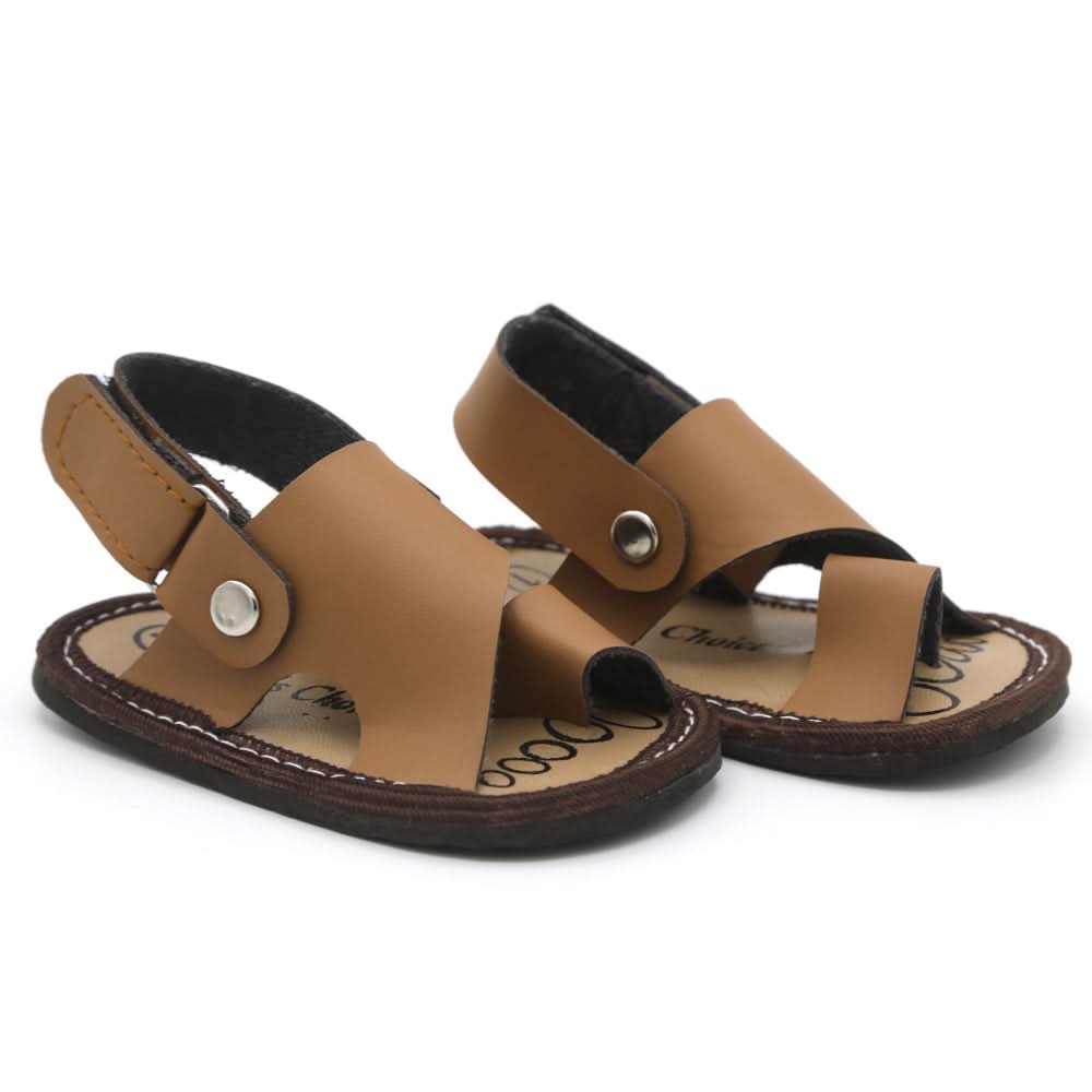 Newborn Boys sandal - Brown, Kids, Newborn Caps, Shoes & Socks, Chase Value, Chase Value