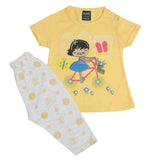 Girls Pajama Suit - Yellow, Kids, Girls Sets And Suits, Chase Value, Chase Value