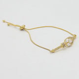 Women's American Diamond Bracelet - Golden, Women, Bangles & Bracelets, Chase Value, Chase Value