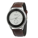 Men's Leather Belt Watch - Dark Brown, Men, Watches, Chase Value, Chase Value