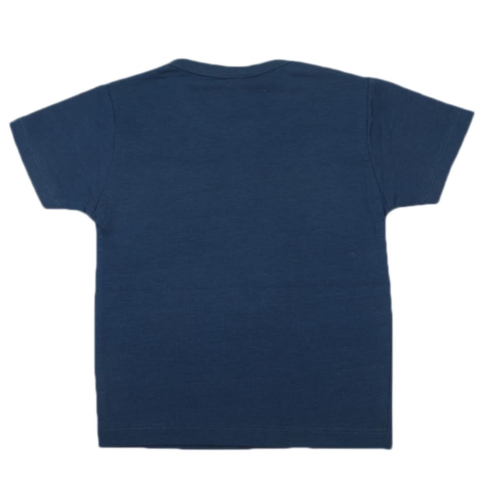 Boys Half Sleeves T-Shirt - Blue, Boys T-Shirts, Chase Value, Chase Value