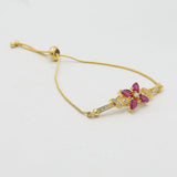 Women's American Diamond Bracelet - Red, Women, Bangles & Bracelets, Chase Value, Chase Value
