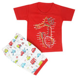Boys Half Sleeves Short Suit - Red, Kids, Boys Sets And Suits, Chase Value, Chase Value